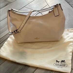 Coach Cream Shoulder Bag